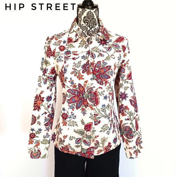 APPLESEED'S Tapestry Print LS Cotton Jacket PS NWOT - Picture 1 of 4